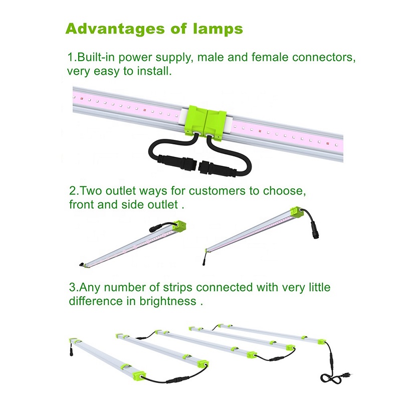 Agricultural 75W Linear Led Grow Light for Orchids